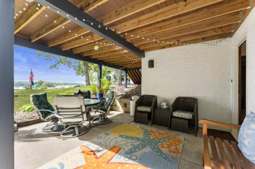 Lower Level Patio Near Bedrooms