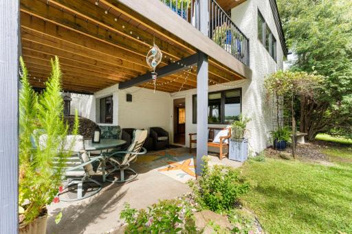 Lower Level Patio Near Bedrooms