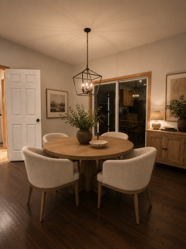 Home is vacant - this is a virtual photo of dinette