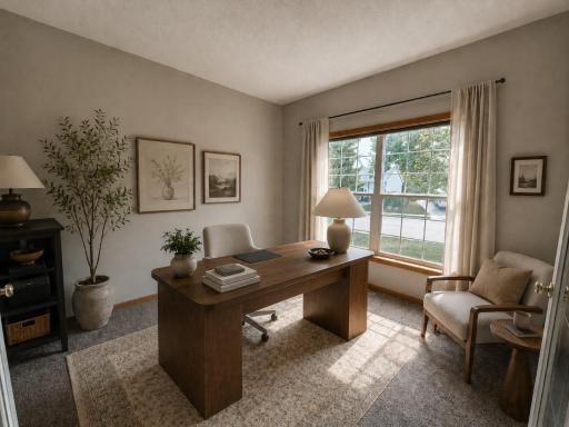 Home is vacant - this is a virtual pic of an office layout