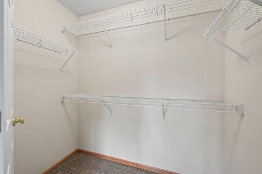 Big walk in closet in main bedroom