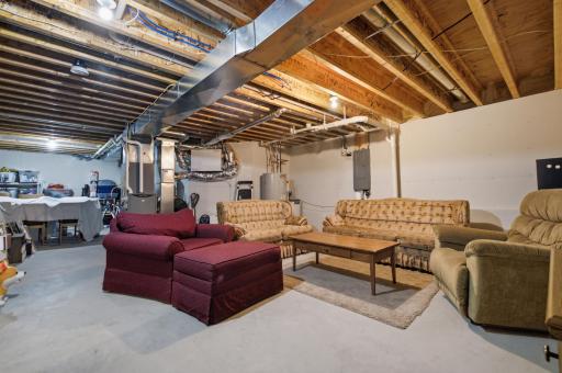 Unfinished family room