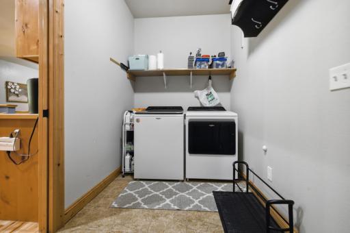 Main level laundry room