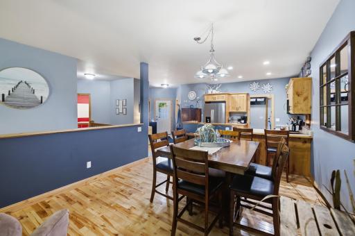 Bar stools at the kitchen counter