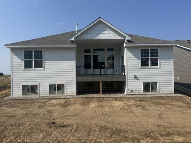 (Photo is of the actual home in progress.)