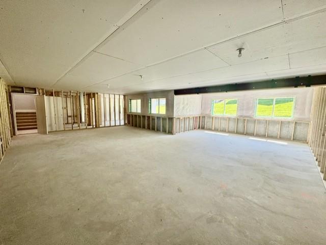 (Photo is of the actual home in progress.)