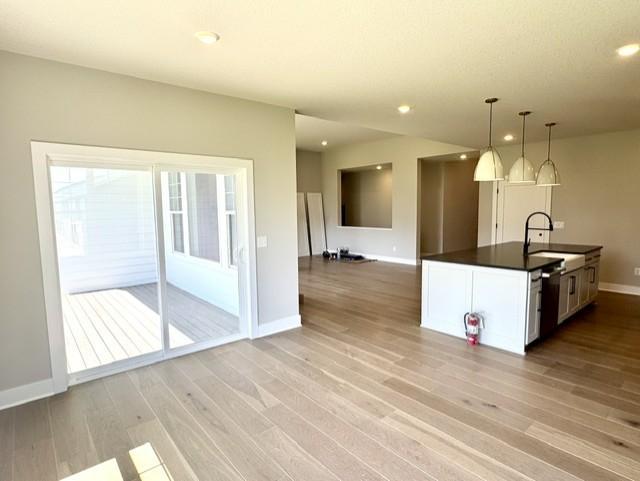 (Photo is of the actual home in progress.)