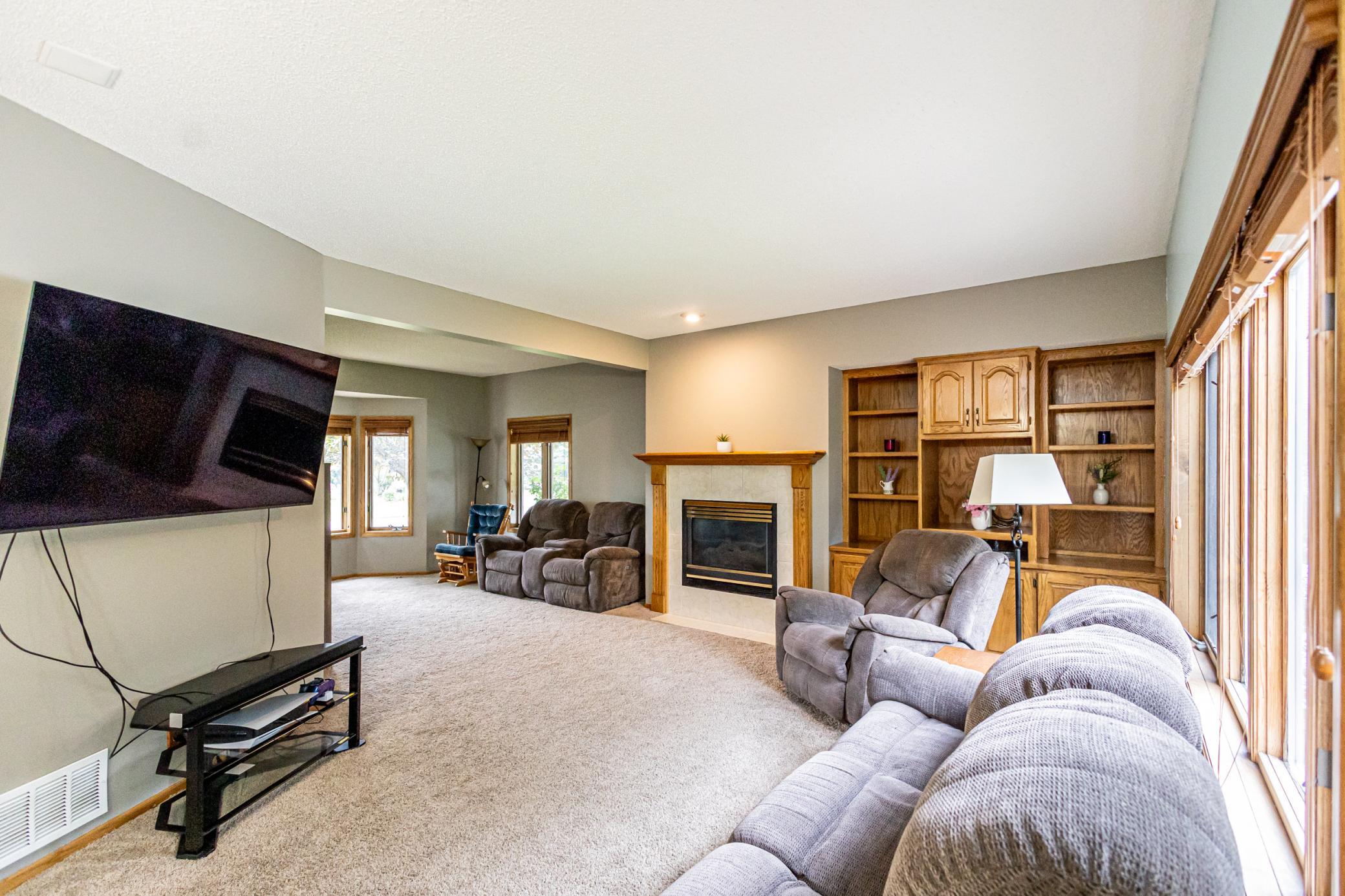 Huge main floor family room
