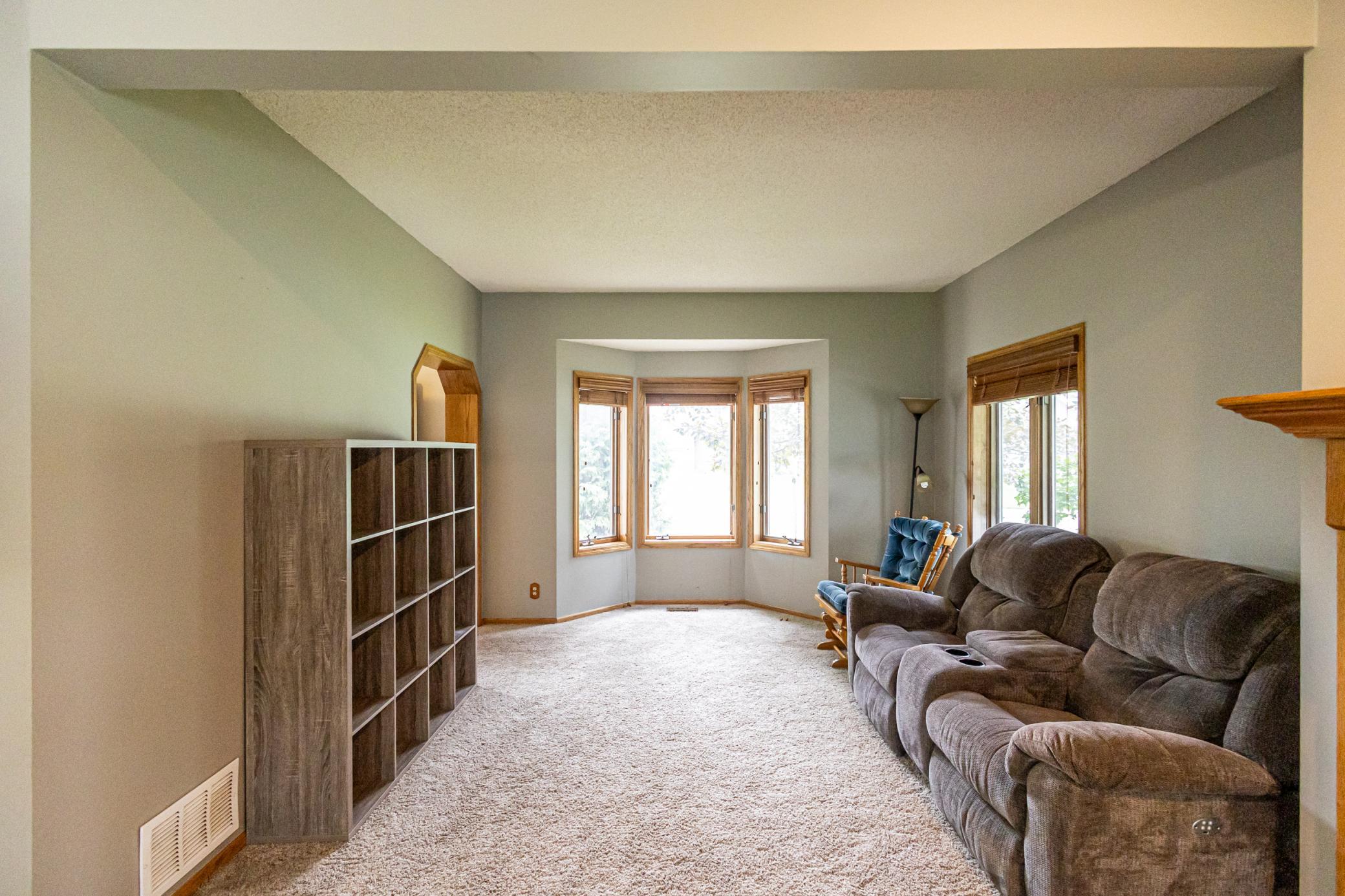 Large family room space