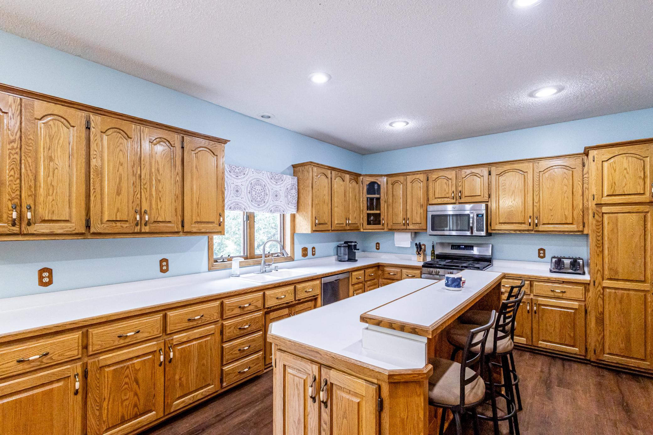 Custom built cabinets