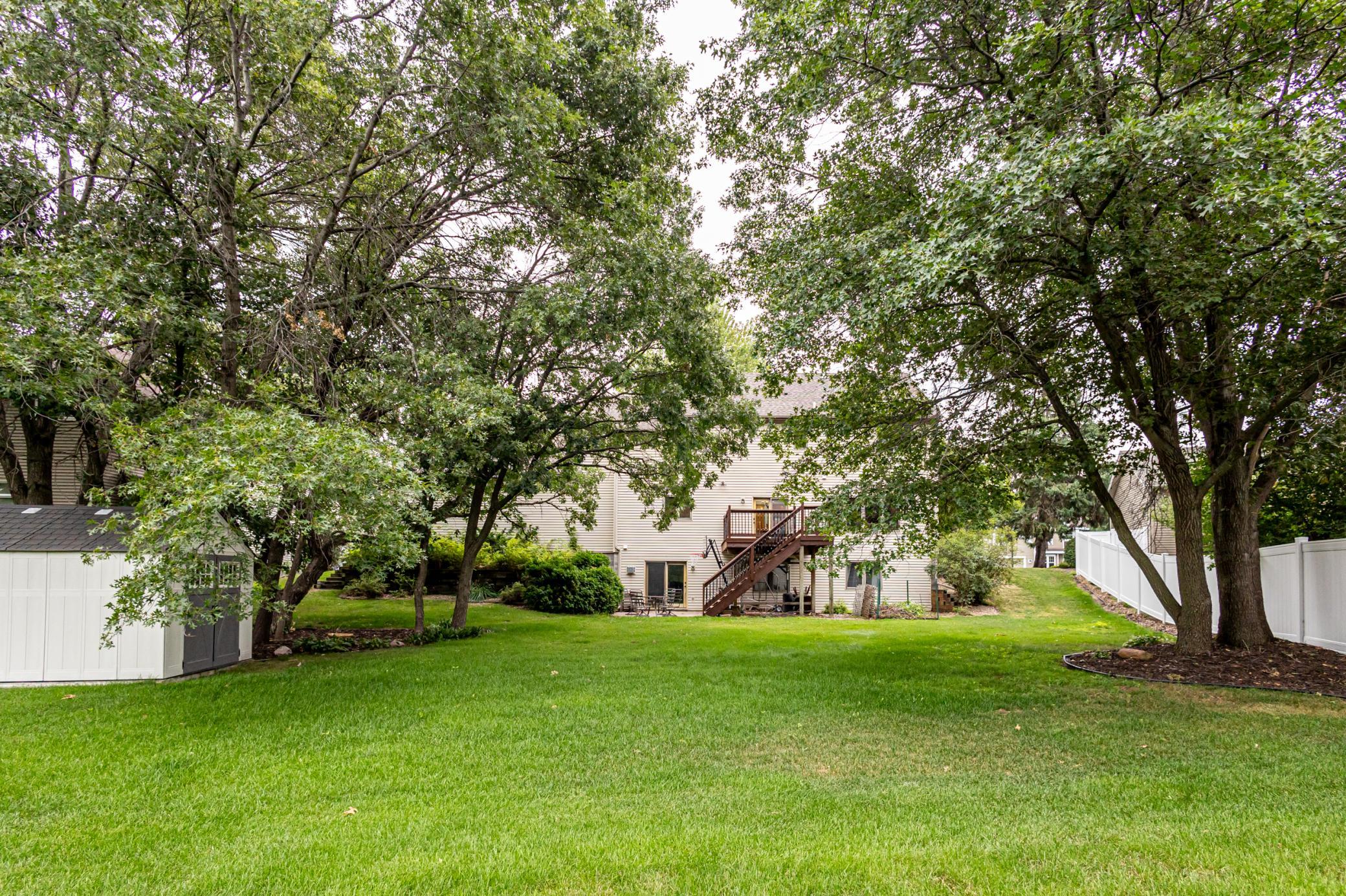 Nicely landscaped lot