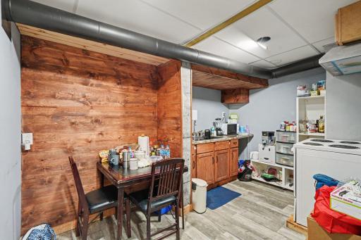 Lower level kitchenette