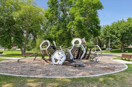 nearby park with new amenities