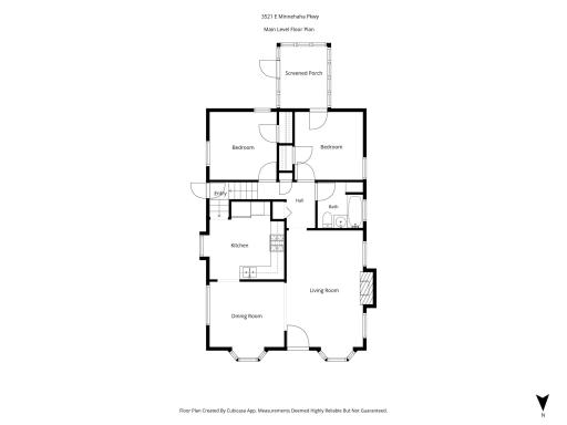 Main level floor plan