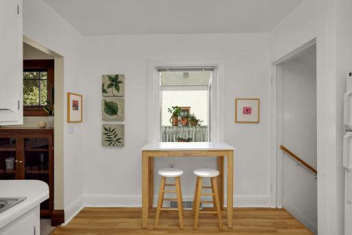 Enjoy the beautiful, east-facing garden window