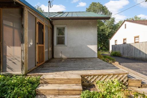 Relax on the deck and in the screened porch