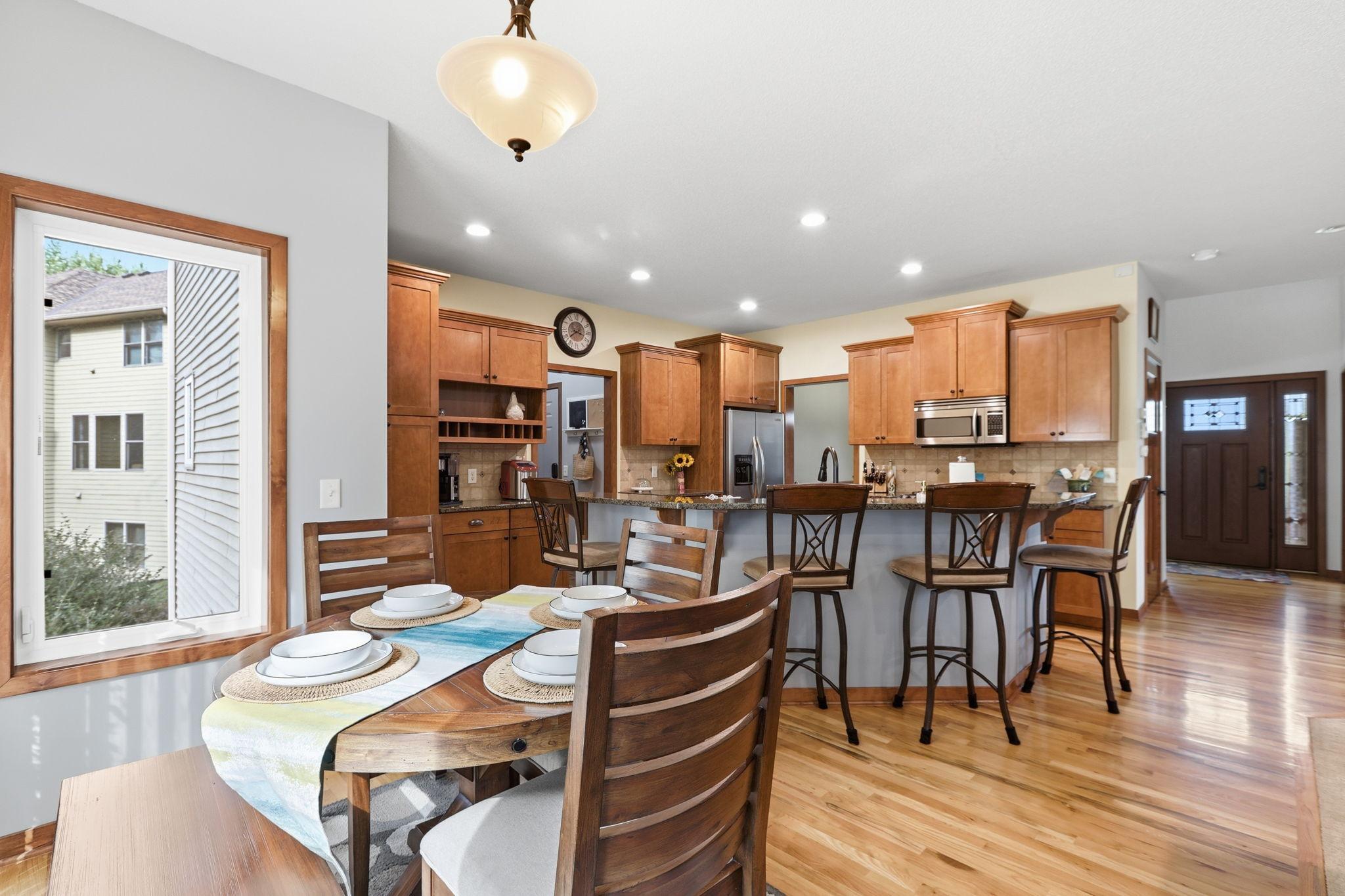 The kitchen is the center point of all the activities!