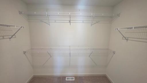 Spacious Primary Bedroom Closet