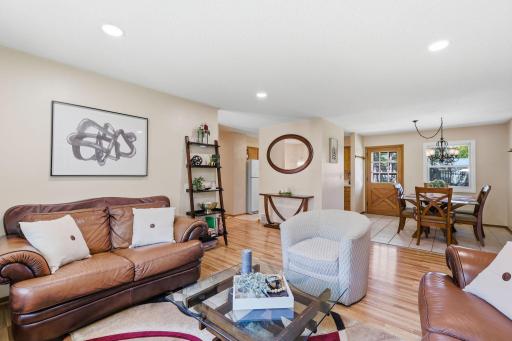 Open dining/living room