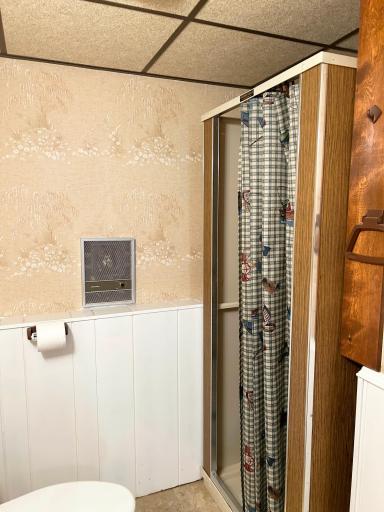 Another angle of the second lower level bathroom.