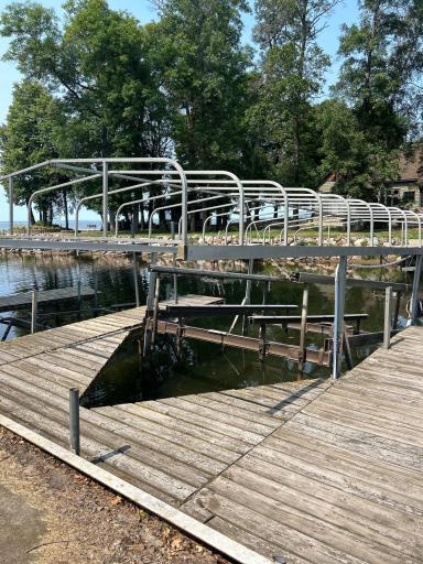 Private slip on harbor docks just waiting for you to plop your boat here for easy in and out access to MilleLas whenever you want to go out and fish or play on the waters!