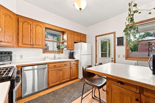 Kitchen with practical updates and plenty of workspace