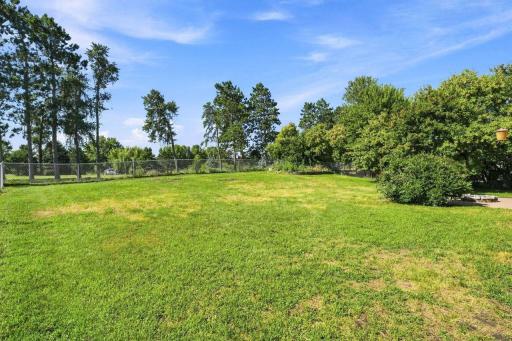 Pinewood golf course is on the other side of the fence at the rear of yard.