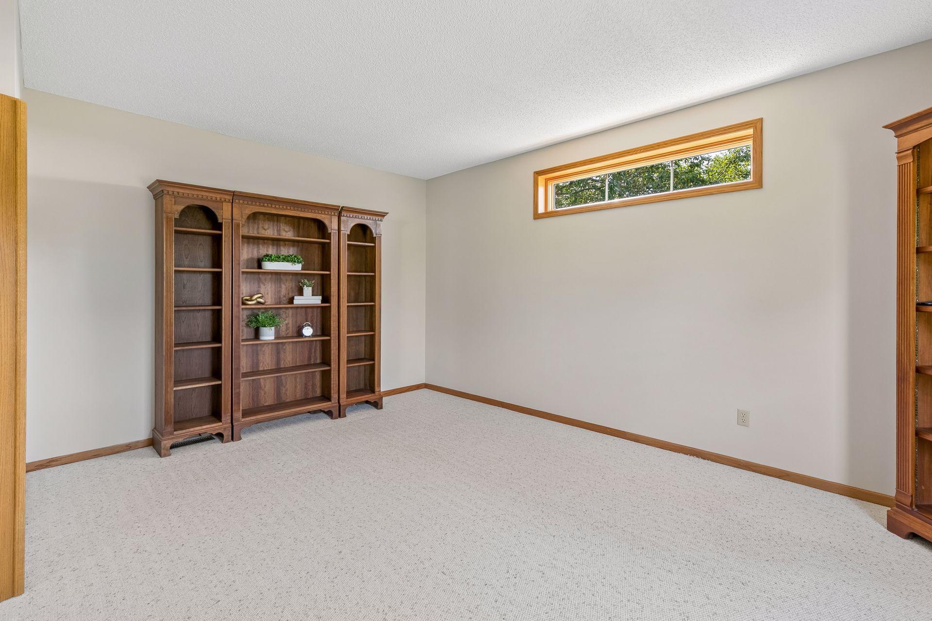 A spacious flex room just off the family room offers endless possibilities—home office, playroom, hobby space or whatever fits your lifestyle.