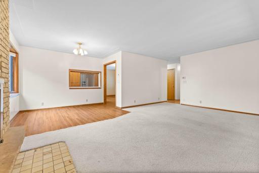 Living room toward kitchen