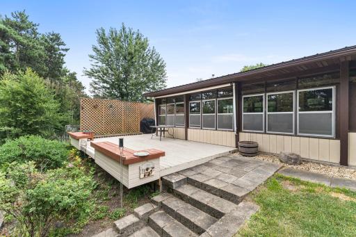 Deck off porch