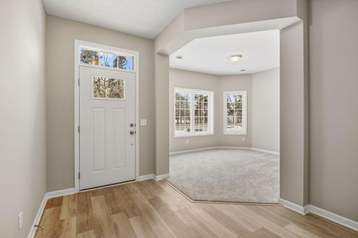 Entryway -showing for representational purposes of floorplan only, Finishes/options will be different.