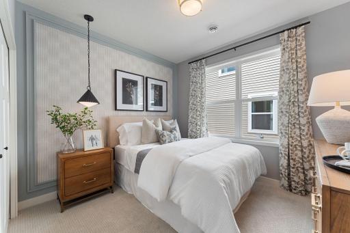 Bedroom 2 - staged model - showing for representational purposes of floorplan only, Finishes/options will be different.