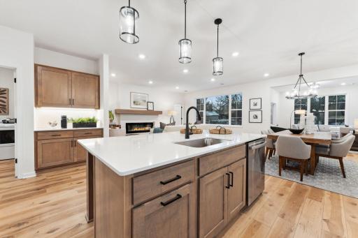 Kitchen - staged model - showing for representational purposes of floorplan only, Finishes/options will be different.