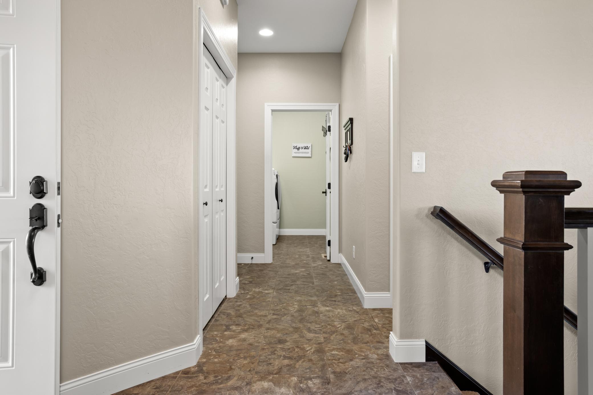 Hallway from garage