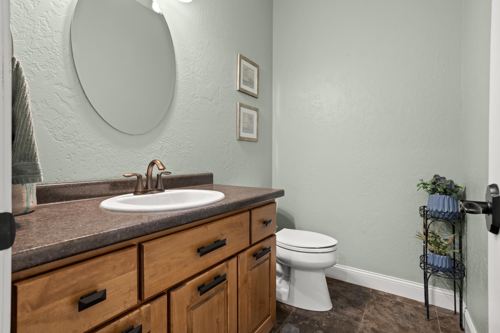Main floor half bath