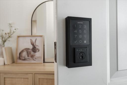 Little details that matter: the Kwikset e-lock makes it easy to allow access to the housekeeping team or the neighbor kid who feeds the fish!