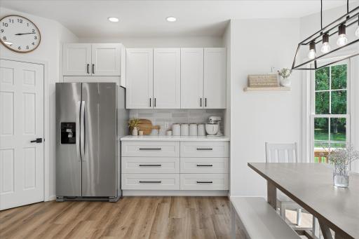 The uppers are 42" tall and there are ELEVEN of those 10' deep drawers.