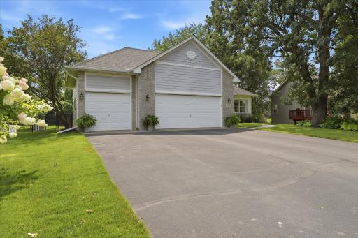 The three car attached garage is over 740 square feet!
