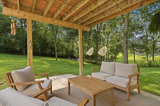 The patio essentially has two "sections" - one is 16x16 and the other is 14x14.