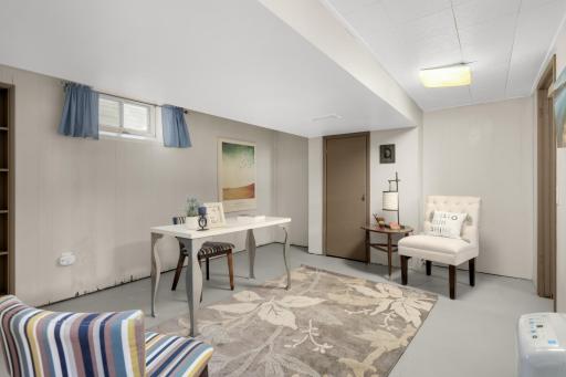 Quiet space for office away from the main living area
