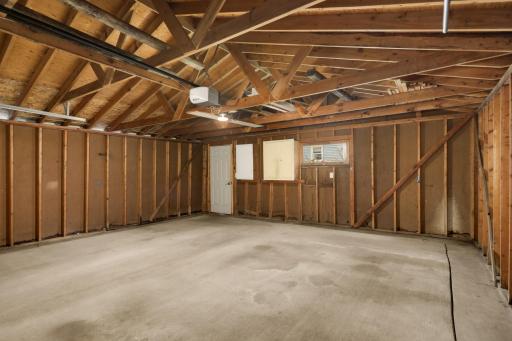 Plenty of space for parking and storage