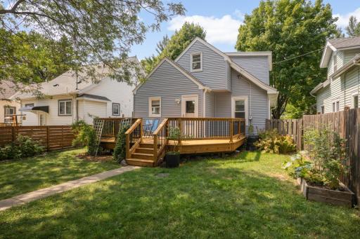Full privacy fenced backyard
