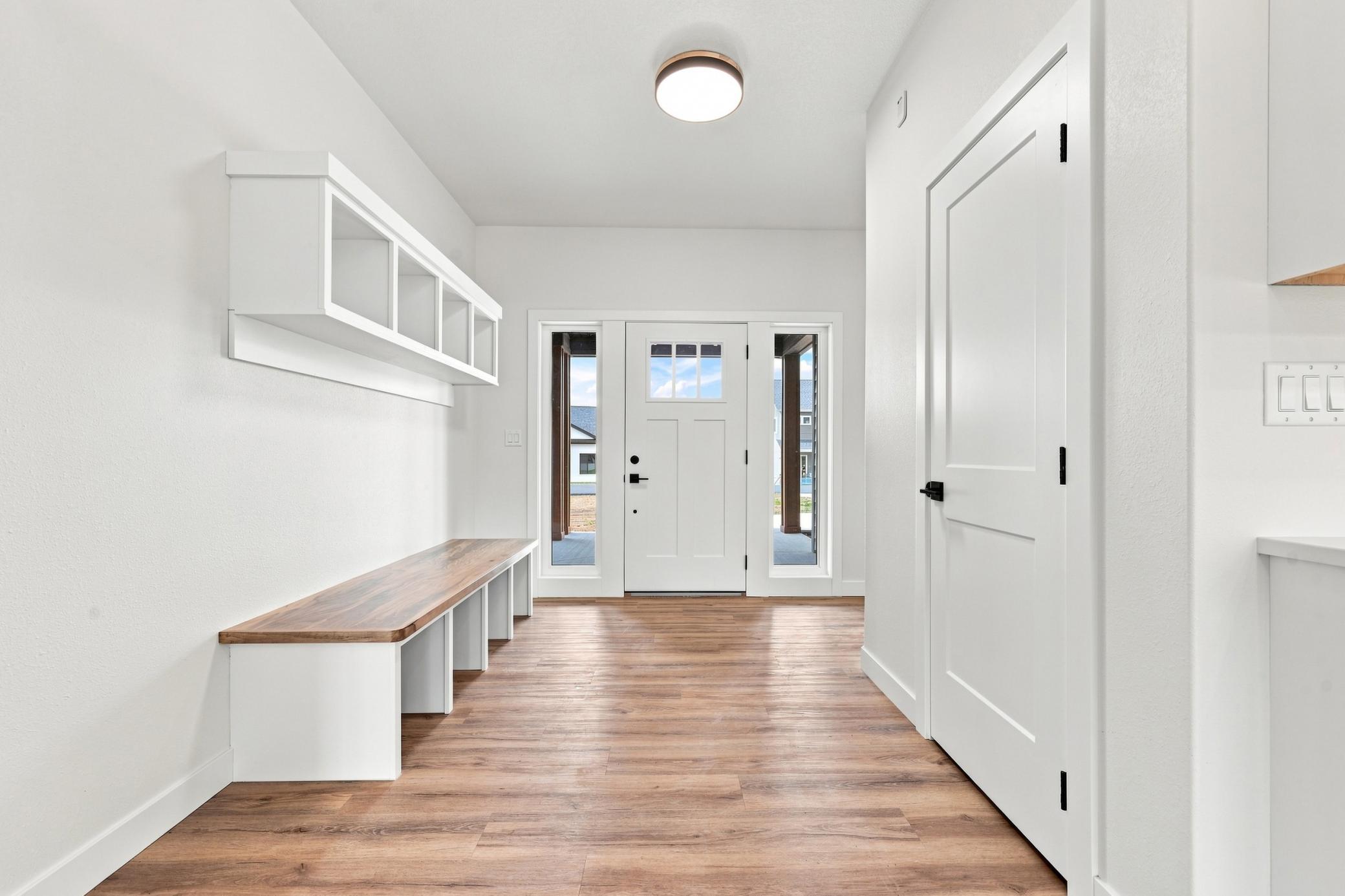Entry off front door