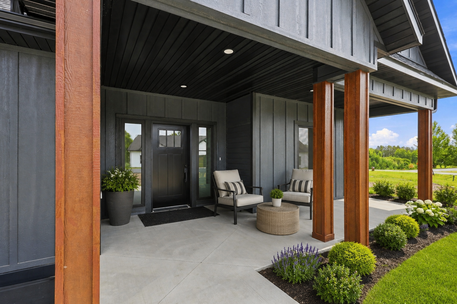 Front porch *Digitally Staged
