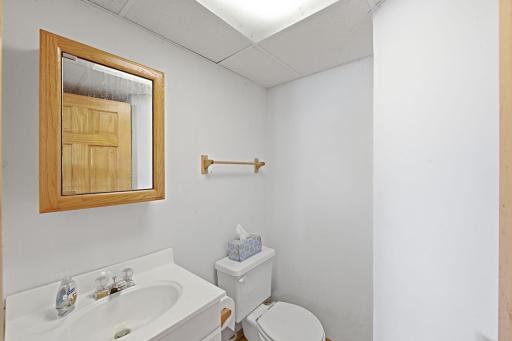 Lower level 3/4 bath w/shower.