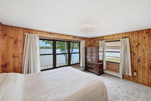 Bedroom 1 overlooking lake