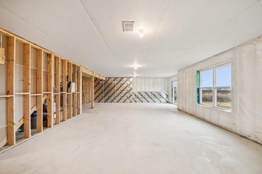 All of that living space up - plus lower level with roughed in bed and bath (yes, potential to be 6 beds & 5 baths if you are counting)! Endless opportunities! Photo of model, colors will vary.