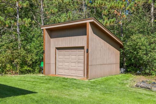 Storage shed, 14 X 16 with door 7 X 9.