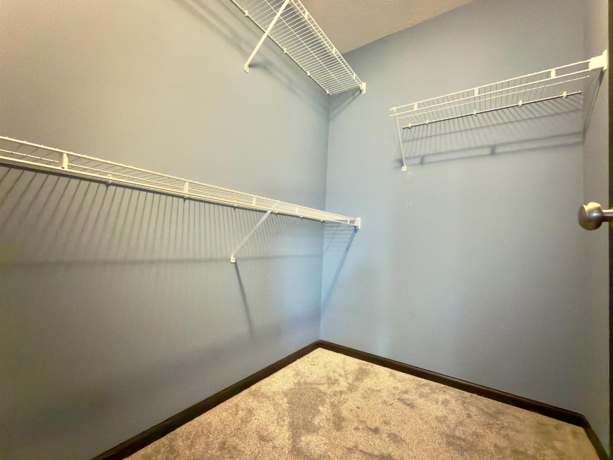Primary walk-in closet