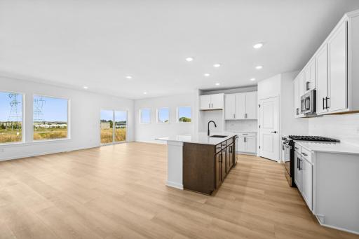 Photo for 1494 Tyrone Drive, Shakopee, MN 55379 - listing #7124281 Open floor plan with large kitchen-finishes may differ